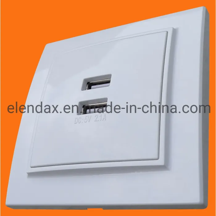 Stopkontak Shuko dengan port USB (F8810F)