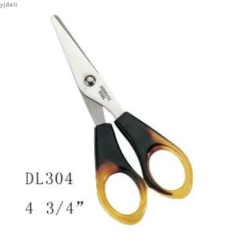 Decorative amber handle paper cutting STUDENT scissors