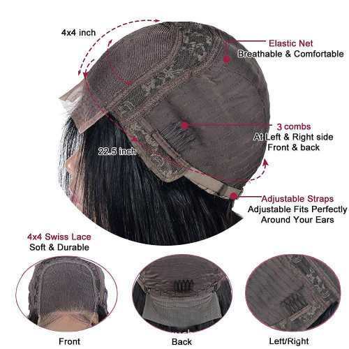 Natural Pre-Plucked HD Body Wave Brazilian Lace Wigs 100% Virgin Human Hair Full Lace Front Wig With Baby Hair For Black Women