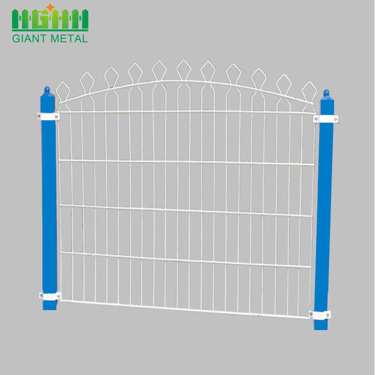 Galvanized Protection Metal Prestige Double Wire Fence