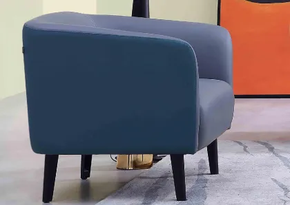 High Resilience Breathable Leather Office Sofa