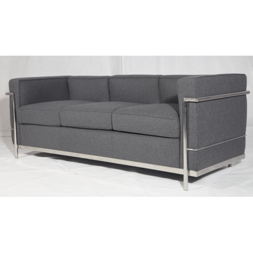 Nowoczesna, klasyczna sofa Le Corbusier LC2