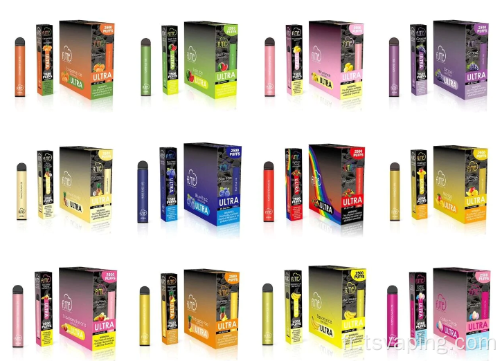 Fume ultra jetable 2500 Puffs Now Factory