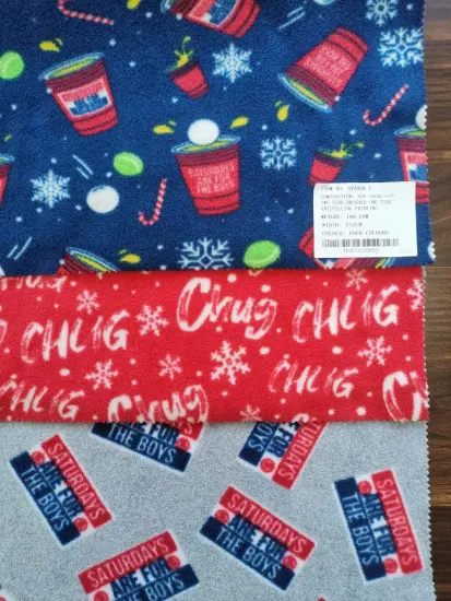 Pure Polyester Micro Fleece Two Side Fabric