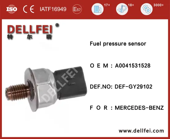 Truck Parts Fuel Rail Pressure Sensor A0041531528 for MERCEDES-BENZ