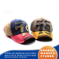 Topi Baseball yang Dicuci Menampilkan New York 79 Patch