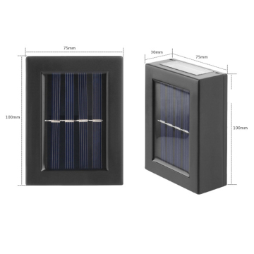 การขายร้อนพลังงานแสงอาทิตย์เหนี่ยวนำการเหนี่ยวนำกลางแจ้งกันน้ำ LED สวนผนังผนัง