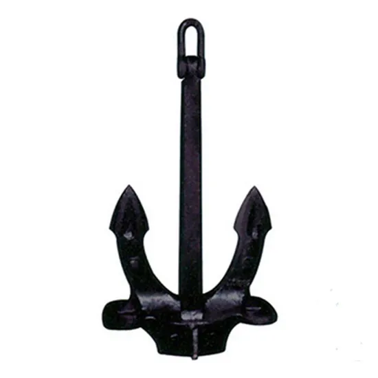 Welded ship delta wing anchor