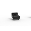 Office Furniture Home Office Waiting Sofa Chair Metal Base Fabric