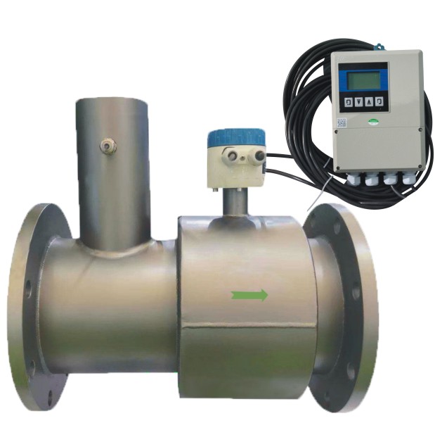 Non-filled tube electromagnetic flowmeter