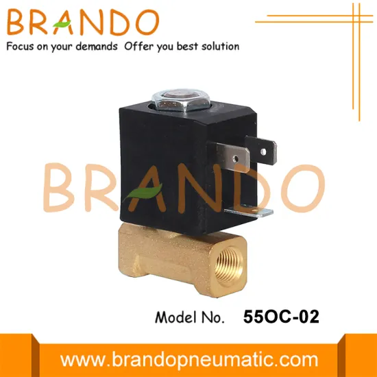 CEME Type 1/8'' Thread Gas Brass Solenoid Valve
