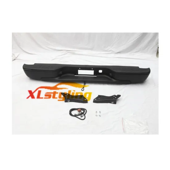Black Rear Bumper Styling Parts for Chevrolet Silverado 1999-2007 PP Bumper