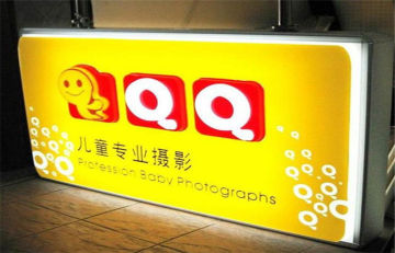 Red / Blue A0 Waterproof Led Waterproof Light Box , Advertising Acrylic Display