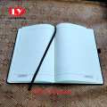 Zwart zacht touch papier aangepast A5 notebookafdrukken