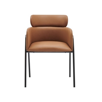 Cadeira de jantar de jantar de veludo moderno nórdica por atacado cadeira estofada de tecido com perna preta de aço inoxidável