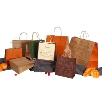 Biodegradable Kraft Paper Bags with Custom Printing Services