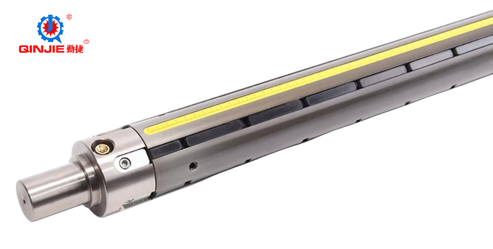 Eixo de inflação de tira contínua de 3 polegadas - alumínio