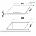 Indesit Gaskocher 4 Brenner