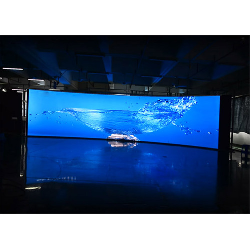 Wide Viewing Angle Indoor Curved LED Display