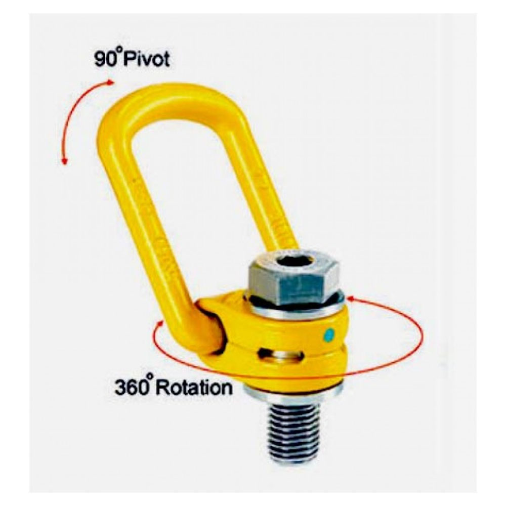 Rotating Lifting Point Eye Bolt: Swivel Hoist Ring With Rotating Ring ...