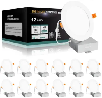 Energy Star Round 12W 5CCT ETl Ultra Slim Frameless LED Panel for Canada and America
