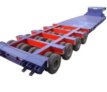 40FT 60-ton 3-axle Low Bed Chassis Semi Trailers