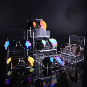 Rack de support de comptoir de verres de verres de soleil en acrylique personnalisé