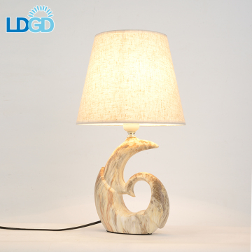 Langde Factory Direct Energy-Saving Ceramic Rustic Table Lamp for Bedroom and Living Room