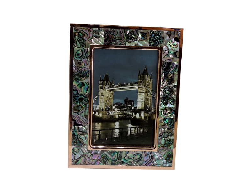 paua shell photo frame