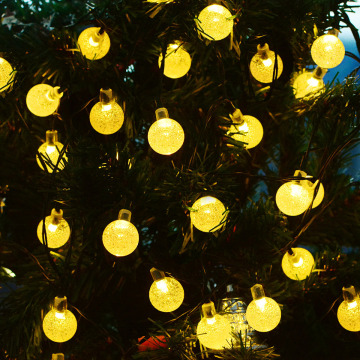 Outdoor Waterproof Solar String Lights for Christmas Party Garden Decoration