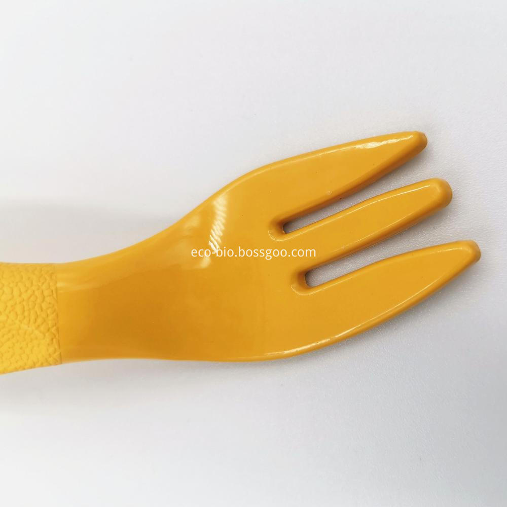 Compostable Self-training Frosted Handles Fork
