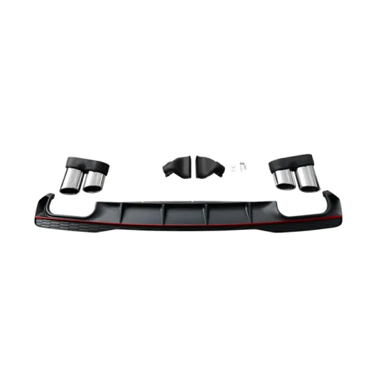 Car Modification Parts: S7 Rear Diffuser with Tailpipe for Audi A7 Sports Version (2019-2022)