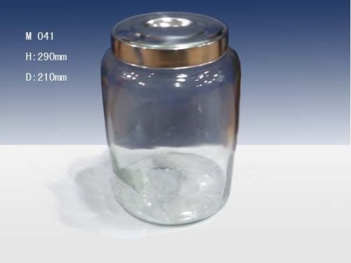 Custom Color Storage Sealed Glass Jars / Glassware For Food, Decoration, Gift