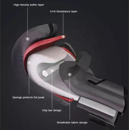 Professional MMA PU Leather Muaythai Boxing Gloves