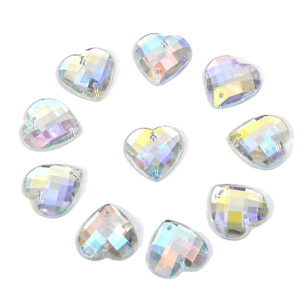 Heart Shape Acrylic Stone 3