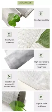 18x16 Aperture 0.25mm Wire Diameter aluminium insect screen