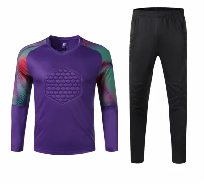 Long Sleeve Goalkeeper Soccer Jersey - Sport Uniform Tops