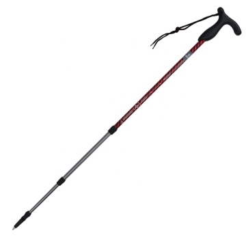 Stick de marche personnalisable Old Man avec poignée en mousse EVA et mécanisme de verrouillage rotatif - Cadre d'aluminium 6061 à 3 sections