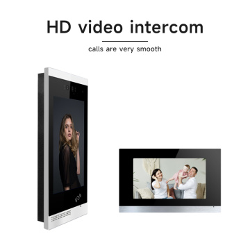 Android Two Apartment Intercom RFID Video Tourbell