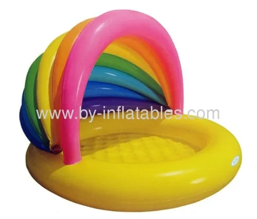 Swimming Pool With Rainbow Shape 