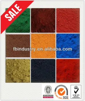 BV&SGS certification Hot sale pigments Iron oxide powder