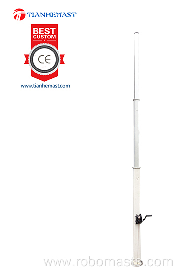 4 meter mechanical telescopic mast