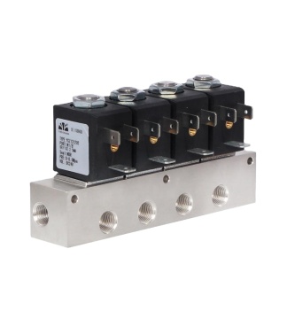 YCZ Series CE Approved AC 220V Brass Manifold Stainless Steel Solenoid Valve for Water, Gas, and Air Applications