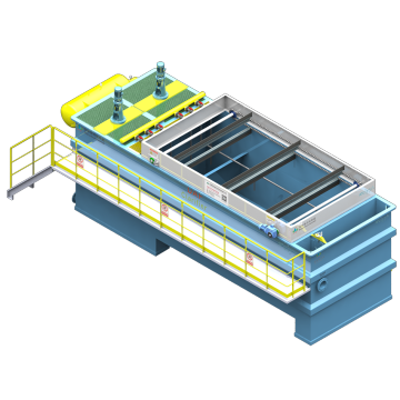 Efficiente throughput flottazione dell&#39;aria disciolta