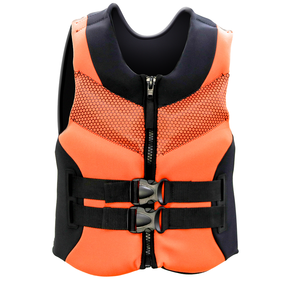 Seaskin Life Vest PFD untuk kayak dengan zip depan