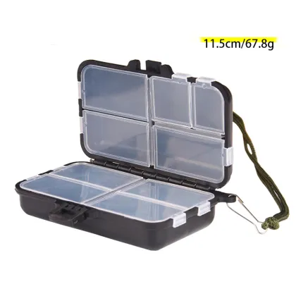 Plastic Fishing Gear Accessories Box Luya Fishing Ture Hooks Bait Multifunctional Tool Case Sea Fishing Rock Fishing Tackle Box