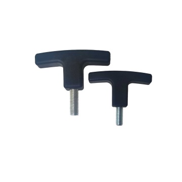Hot Sale T Shaped Handle Knob with Iron Galvanized or Stainless Steel Screw - Black Clamping Knob