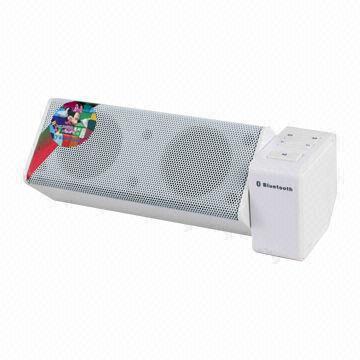 Dual-amplifier Bluetooth Speaker, Built-in 400mA Rechargeable Battery, Working Time for 3-5 Hours