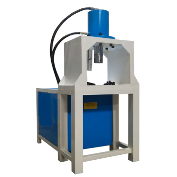 Steel Pipe Flattening & Hole Punching Machine
