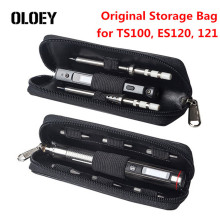 Original Portable Storage Bag for MINI TS100 TS80 Soldering Iron ES120 ES121 ES121v Screwdriver Carry Case Waterproof Organizer